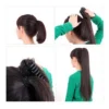Aplique Cabelo 150g Ondulado Castanho Escuro Rabo De Cavalo - Image 3
